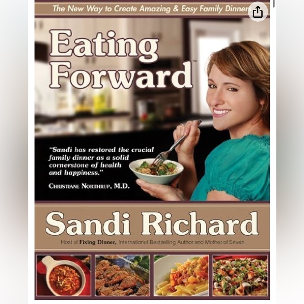🆕 Sandi Richard Eating Forward paperback book Cooking for the RUSHED Easy fast
